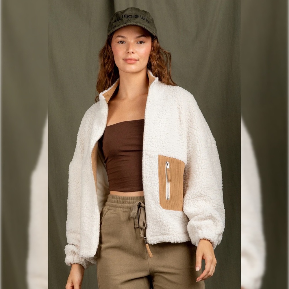 SHERPA ZIP UP JACKET